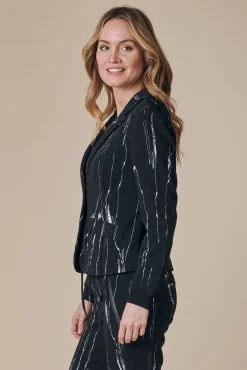 Online ZHBETSY ABSTRACT Damen Blazer