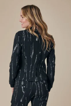 Online ZHBETSY ABSTRACT Damen Blazer