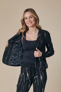 Online ZHBETSY ABSTRACT Damen Blazer