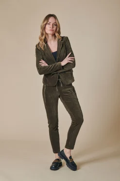 Clearance ZHBETSY CORD LUREX Damen Blazer