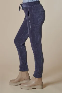Hot ZHCHIARA CASUAL CORD LUREX Damen Hosen