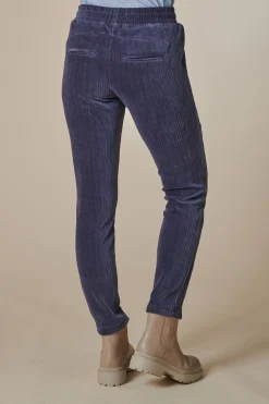 Hot ZHCHIARA CASUAL CORD LUREX Damen Hosen
