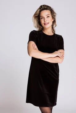 Sale ZHCITRA VELVET Damen Kleider