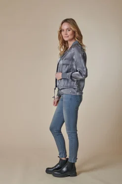 New ZHDALS METALLIC Damen Jacken & Mäntel