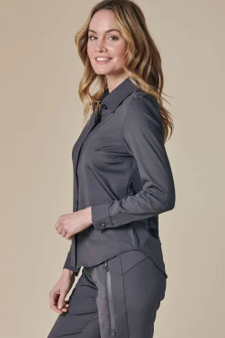 Hot ZHFAYE TECHNO Damen Blusen & Hemden