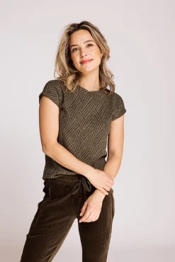 ZHHOLLIE LUREX Damen Tops & Shirts