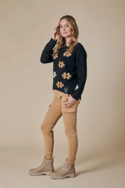 Discount ZHISABELLA FLOWER Damen Pullover & Strick
