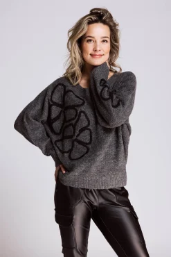 Sale ZHLUANA FLOWER Damen Pullover & Strick