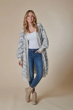 Hot ZHNAYA ZEBRA Damen Jacken & Mäntel|Pullover & Strick