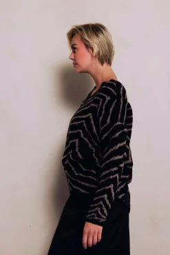 Hot ZHNINA ZEBRA Damen Pullover & Strick