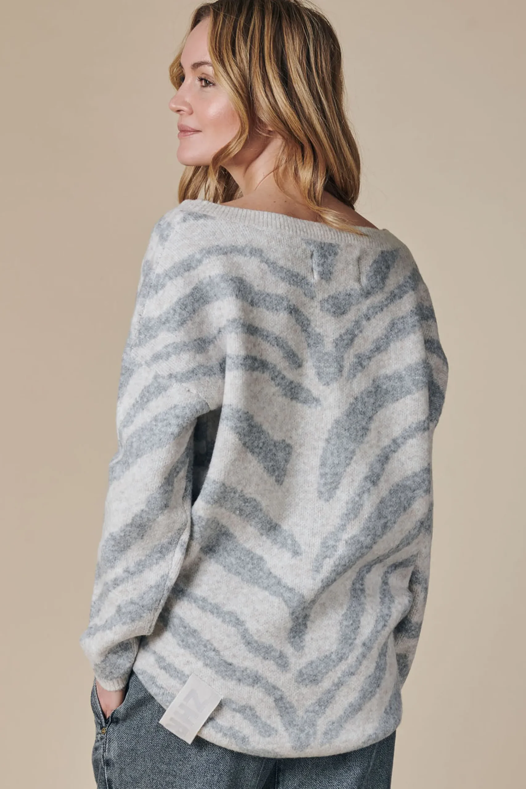 Sale ZHNINA ZEBRA Damen Pullover & Strick