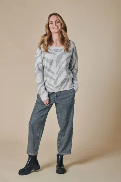 Sale ZHNINA ZEBRA Damen Pullover & Strick