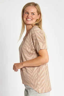 ZHRAHEL AOP Damen Tops & Shirts