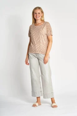 ZHRAHEL AOP Damen Tops & Shirts