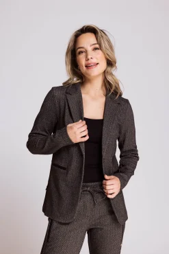 Discount ZHSALMA LONG HERRINGBONE Damen Blazer
