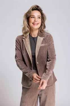 Outlet ZHSALMA VELVET Damen Blazer