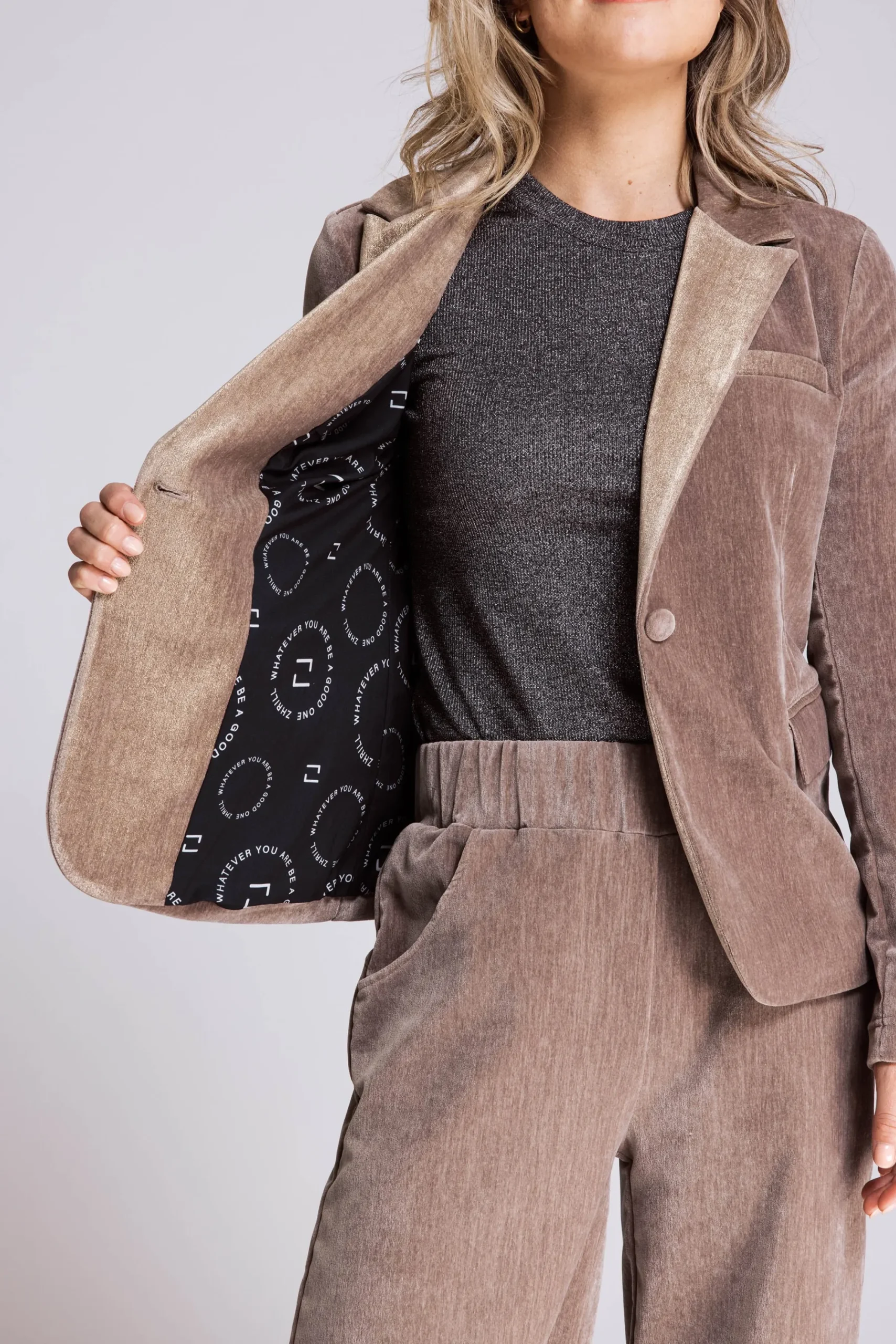 Outlet ZHSALMA VELVET Damen Blazer